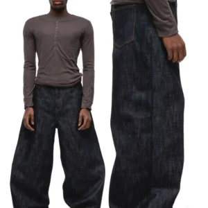 RAW DENIM JAPANESE ULTRA LOOSE FIT BLUE